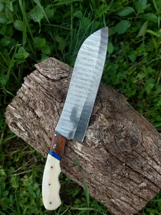 Coltello Chef Acciaio Damasco Forgiato