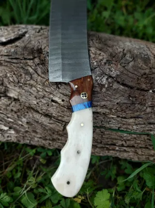 Coltello Chef Acciaio Damasco Forgiato