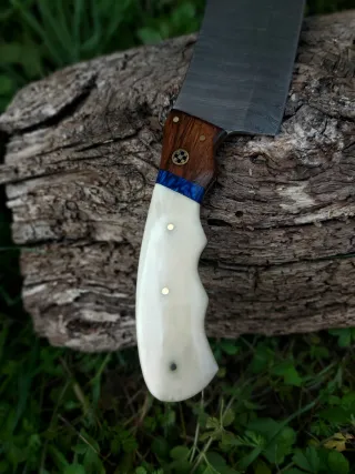 Coltello Chef Acciaio Damasco Forgiato