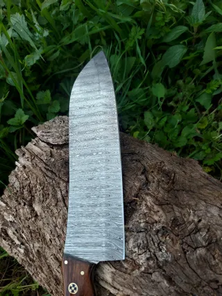 Coltello Chef Acciaio Damasco Forgiato