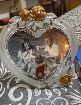 Cornice portafoto a forma di cuore