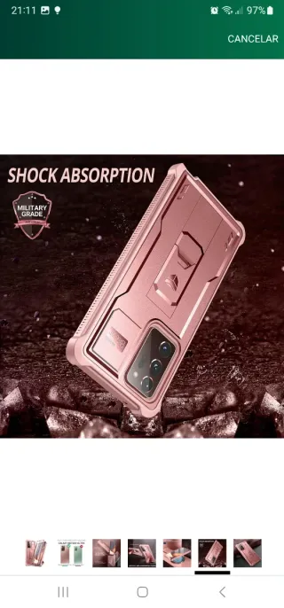 Funda Samsung Galaxy Note 20 Ultra PC+TPU