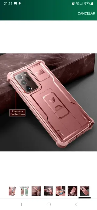 Funda Samsung Galaxy Note 20 Ultra PC+TPU