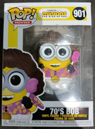 Funko Pop! Minions: Young Gru y 70's Bob
