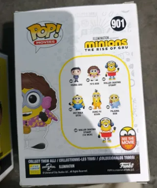 Funko Pop! Minions: Young Gru y 70's Bob