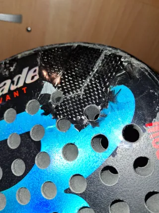 Palas Bullpadel Vertex avant 02 rotas