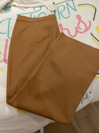 Pantalón Mango Marrón Talla 54 con etiquetas