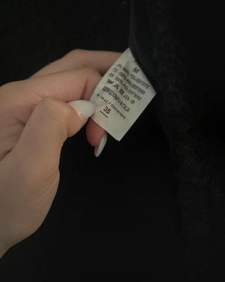 Cappotto donna nero doppio petto bottoni oro