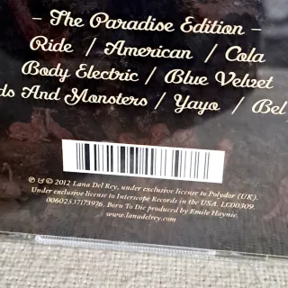 2-CD LANA DEL REY - Born to Die: The Paradise Edi