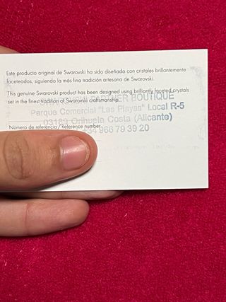 Collar Acero Swarovski