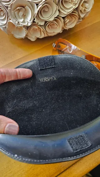 Occhiali Versace Mascherina Brown/Orange