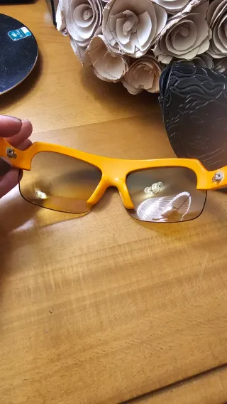 Occhiali Versace Mascherina Brown/Orange