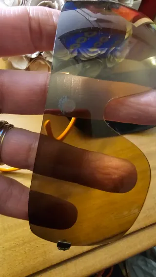 Occhiali Versace Mascherina Brown/Orange