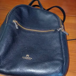 Zainetto Cuoieria Fiorentina Pelle Nero