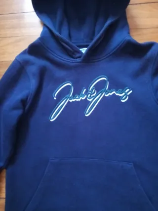 Sudadera Jack & Jones Azul Talla 12 AÑOS
