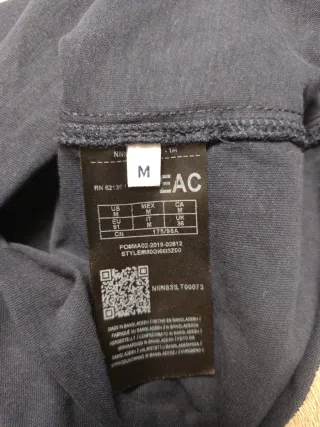 Camiseta Guess Azul Estampada Playa