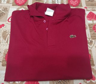 Polo Lacoste Rosso Uomo Taglia M