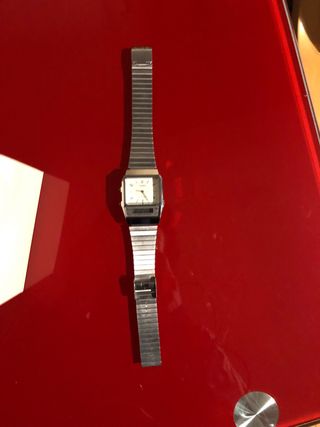 Reloj Casio Plata y Blanco