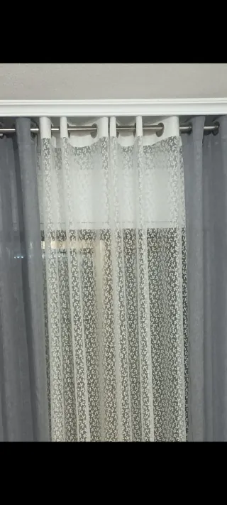 Pack 3 cortinas salón/habitación