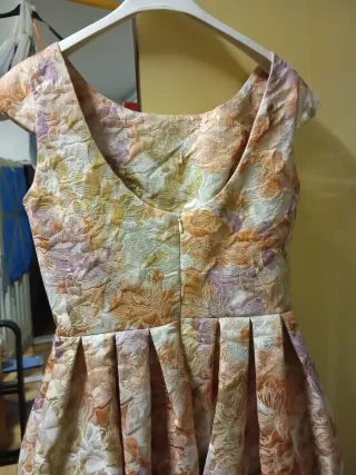 Vestido estampado floral adolescente