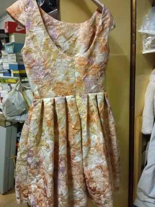 Vestido estampado floral adolescente