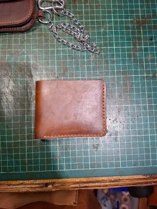 Cartera Billetera Monedero Cuero Genuino