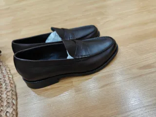 Zapatos de piel BOSS marrones