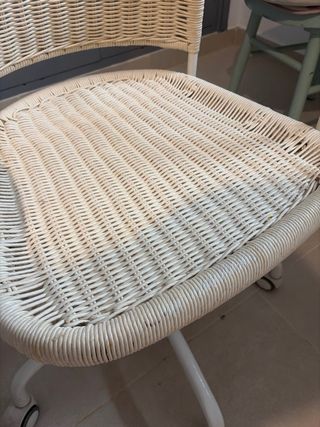 Silla de escritorio Ikea mimbre