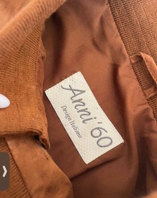 Giacca uomo scamosciata marrone