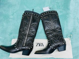 Botas cowboy Zara tachuelas nuevas