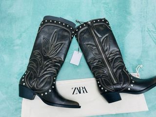 Botas cowboy Zara tachuelas nuevas