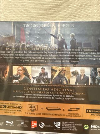 La Casa del Dragón T2 Blu-ray 4K Ed. Especial