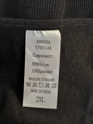 Mono moldeador negro talla XXL