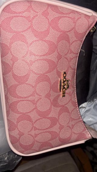 Borsa Coach Beige e Rosa