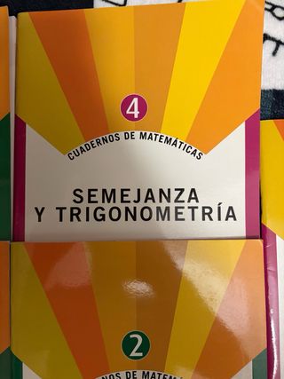 5 libros de matemáticas (3ºESO y 4ºESO)