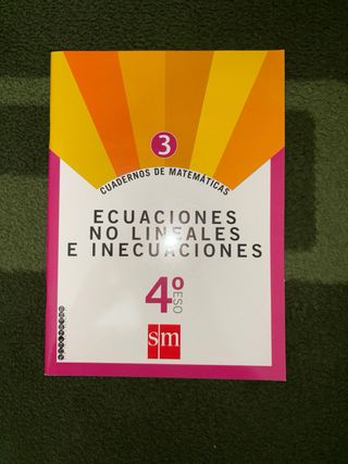 5 libros de matemáticas (3ºESO y 4ºESO)