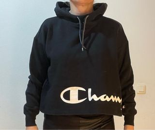 Sudadera Champion negra corta