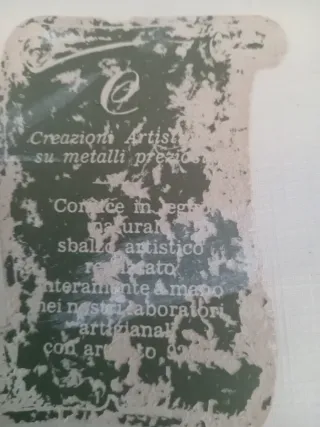 Quadro in Argento 925 con scena