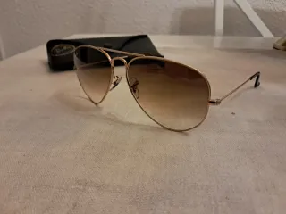 Gafas de sol Ray-Ban Aviator Marrones y Doradas