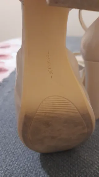 Tacones plataforma nude