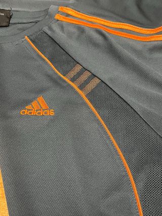 Maglietta Adidas traspirante vintage grigia