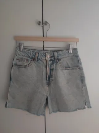 Pantalon corto tejano de mujer