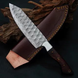 Coltello Chef Acciaio Damasco Forgiato