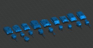 Modelli di carri armati in scala 1/200