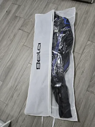 Mono de moto Bela negro y azul