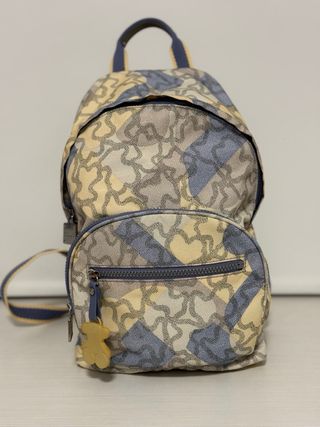 Mochila Tous Beige y Azul