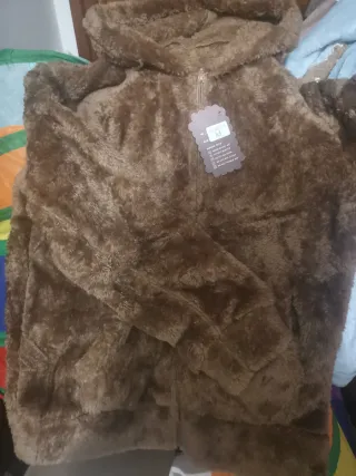 Chaqueta pelo marrón talla M a estrenar