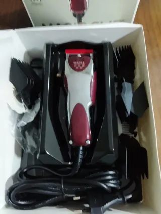 Máquina Cortapelo Wahl Profesional Roja/Plateada