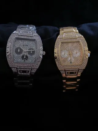 Orologio Guess da Uomo Oro e Argento