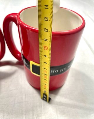2 Tazas Navideñas con dos cucharas